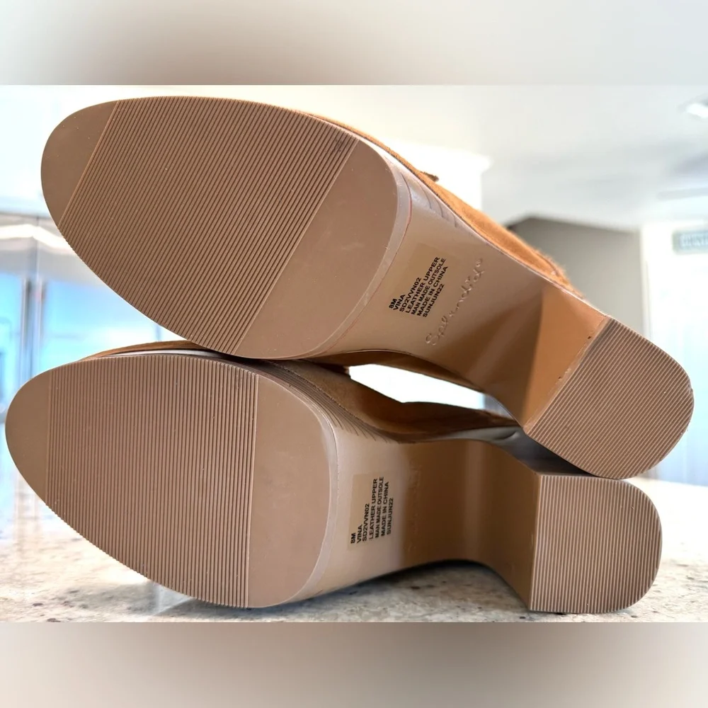 Splendid Super Cute Brown Suede Mules - Picture 9 of 12